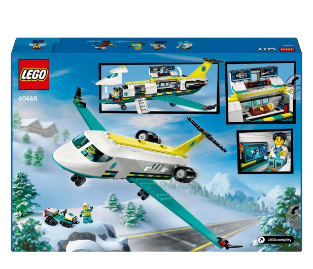 LEGO City 60465 Samolot pogotowia ratunkowego - 1331642 - zdjęcie 5